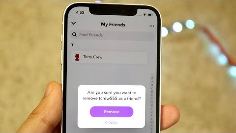 How To Unfriend Someone On Snapchat