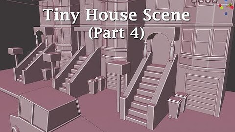 Blender 2.8: Modeling a Tiny House Scene (Part 4)