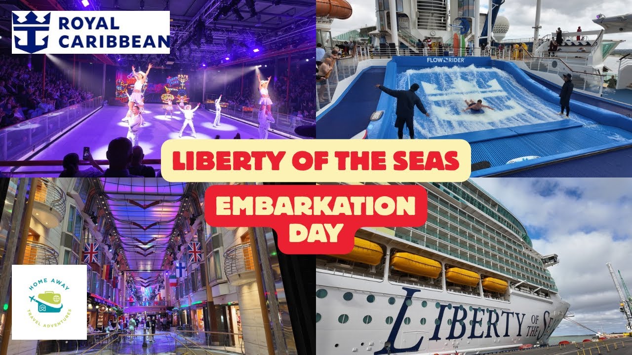 LIBERTY OF THE SEAS - EMBARKATION DAY IN SOUTHAMPTON