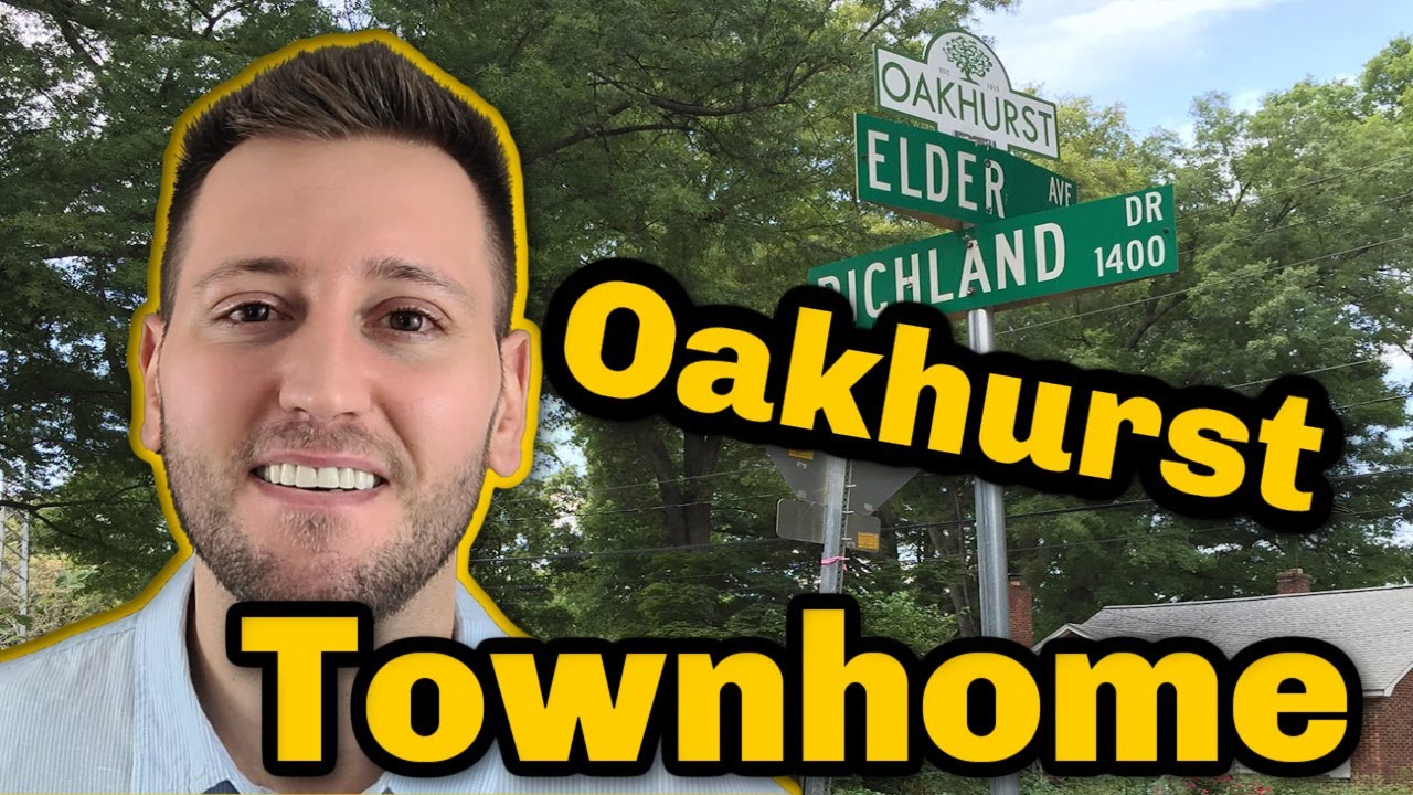 Charlotte NC Oakhurst Neighborhood and Townhome for Sale! YouTube