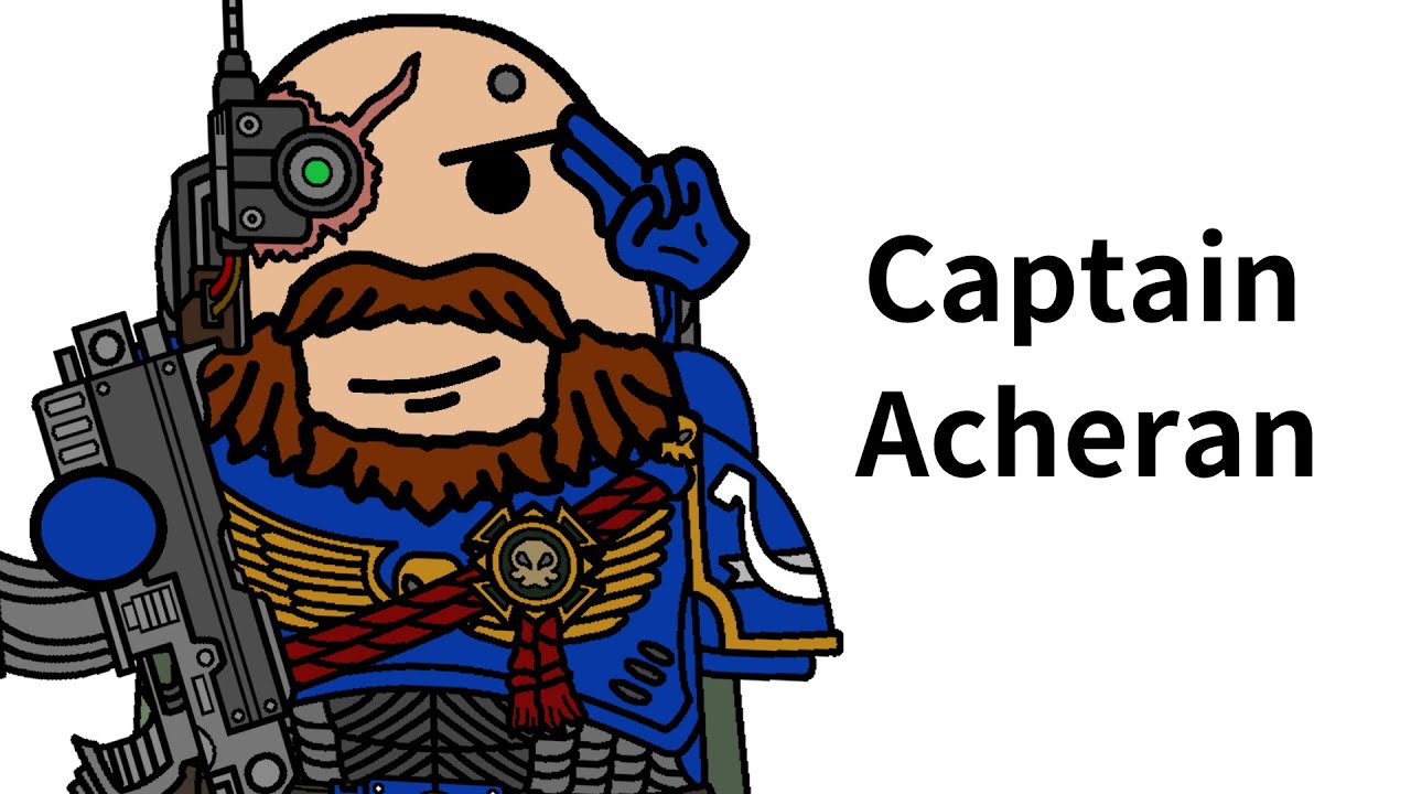 Captain Acheran before he sealed the Hive City and met his Fate (40k)