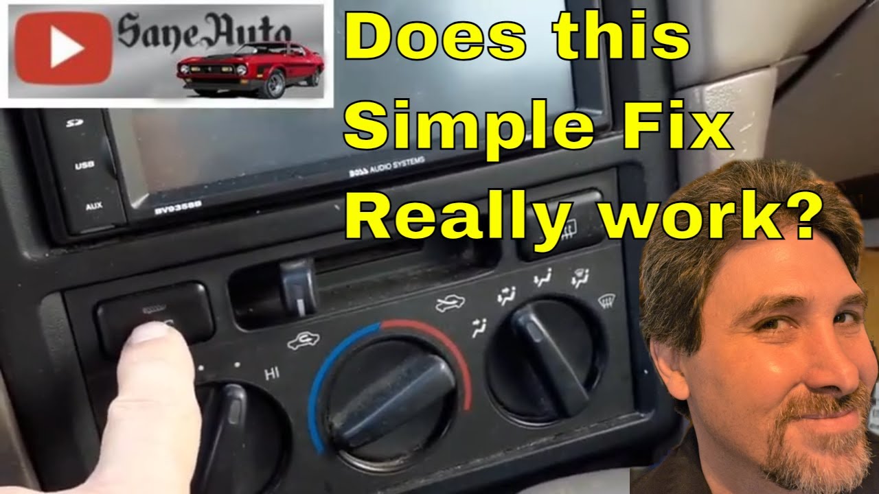 Toyota Camry Fix A/C air conditioner with new relay myth or real - YouTube