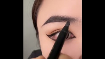 Teach you how to draw eyebrows #Brow drawing tutorial for beginners #drawwithme