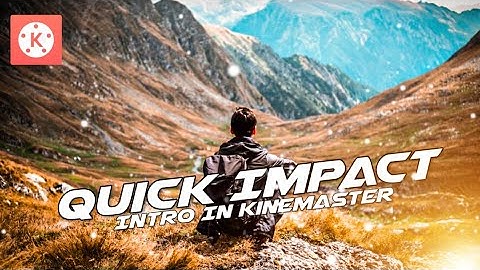 Quick Impact RE ( Rupesh Edits ) text intro in Kinemaster app