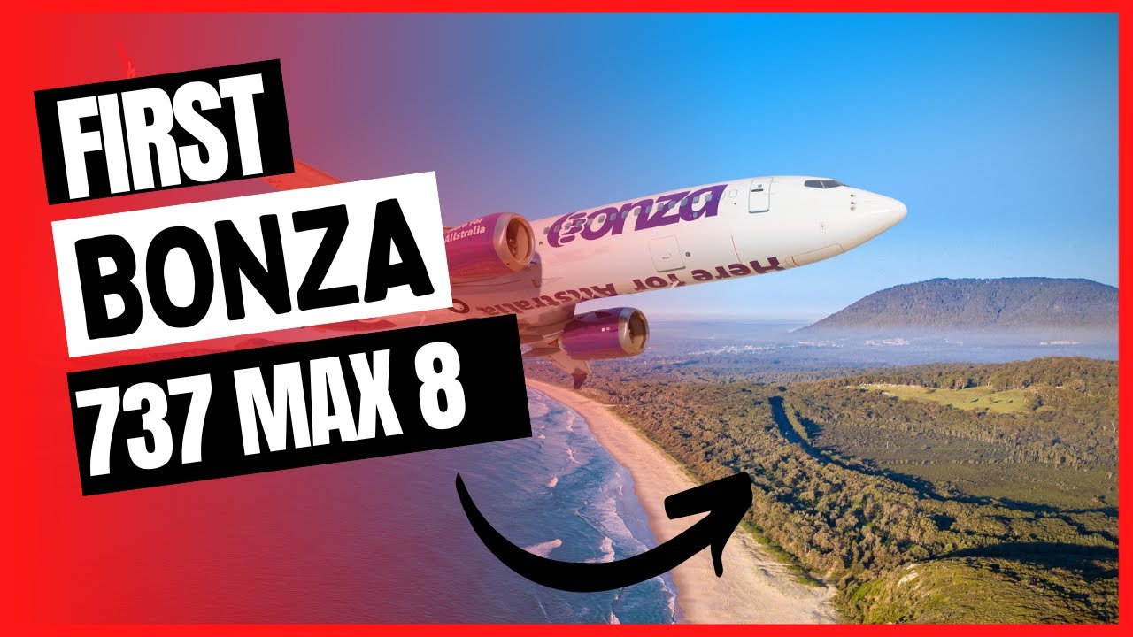 Bonza's First 737 MAX 8 Arrives