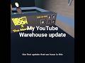 My rec room YouTube Warehouse (new update) #recroom