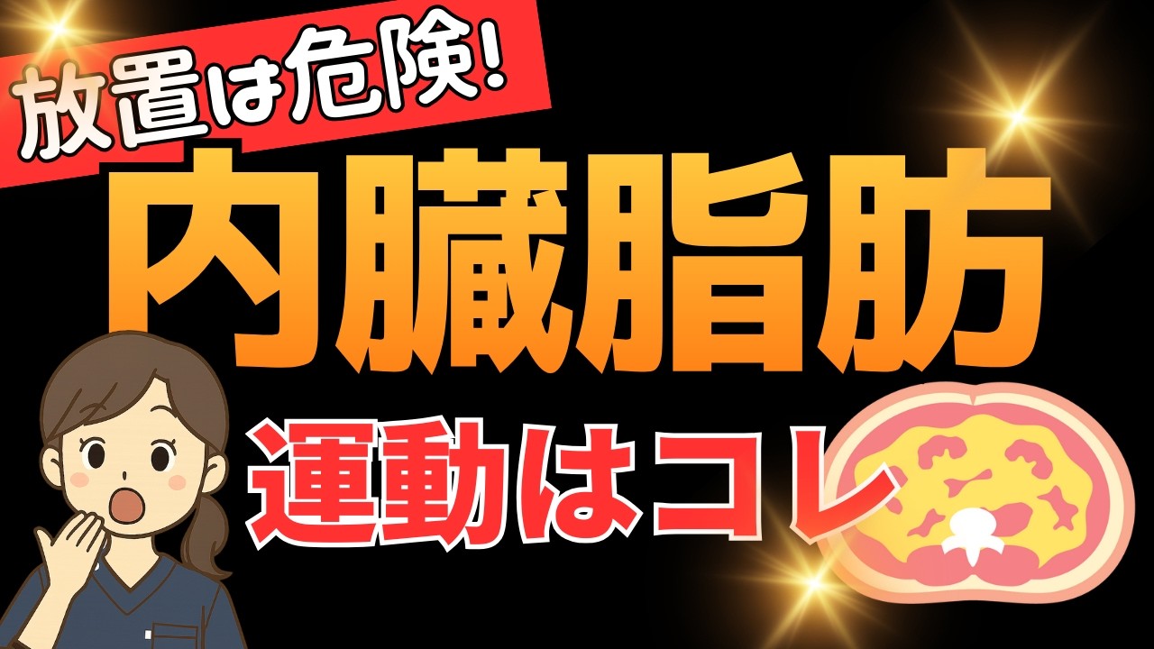 【内臓脂肪を確実に減らす３つの運動】放置すると怖い「メタボリックドミノ」とは？【理学療法士が解説】