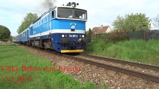 Vlaky Bakov nad Jizerou 13.5.2017+814/914-106 v Najbrtu