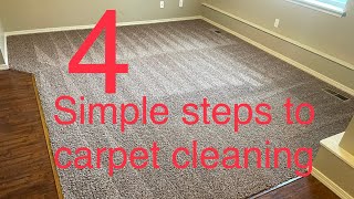 4 Simple steps to carpet cleaning