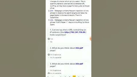 Selection of performers for Detect spam Webpage project Exam 0.07 100% Pass