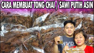 CARA MEMBUAT TONG CHAI / SAWI PUTIH YANG MUDAH ALA ENNY TANGERANG!!!