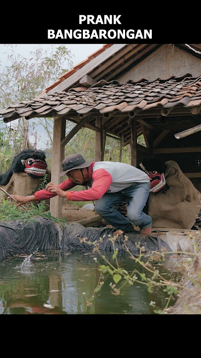 Lagi mancing di Prank Bangbarongan #prank #bangbarongan