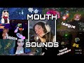 Asmr 1h intense mouth soundsw gaming wetdry tongue swirls  sounds lip licking kisses