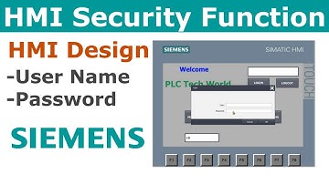 Lecture 6-  Security function design in siemens | HMI User login
