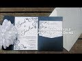 DIY Pocketfold Wedding Invitation Without Using a Cutting Machine