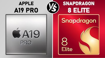 Apple A19 Pro vs Snapdragon 8 Elite | Full Specs Comparison | 