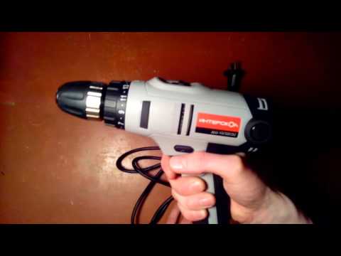 обзор дрель-шуруповёрт ДШ-10/320Э2 Интерскол