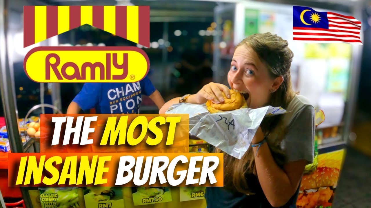 First Time trying RAMLY BURGER Malaysia - EPIC Street Food Malaysia 🇲🇾 ...