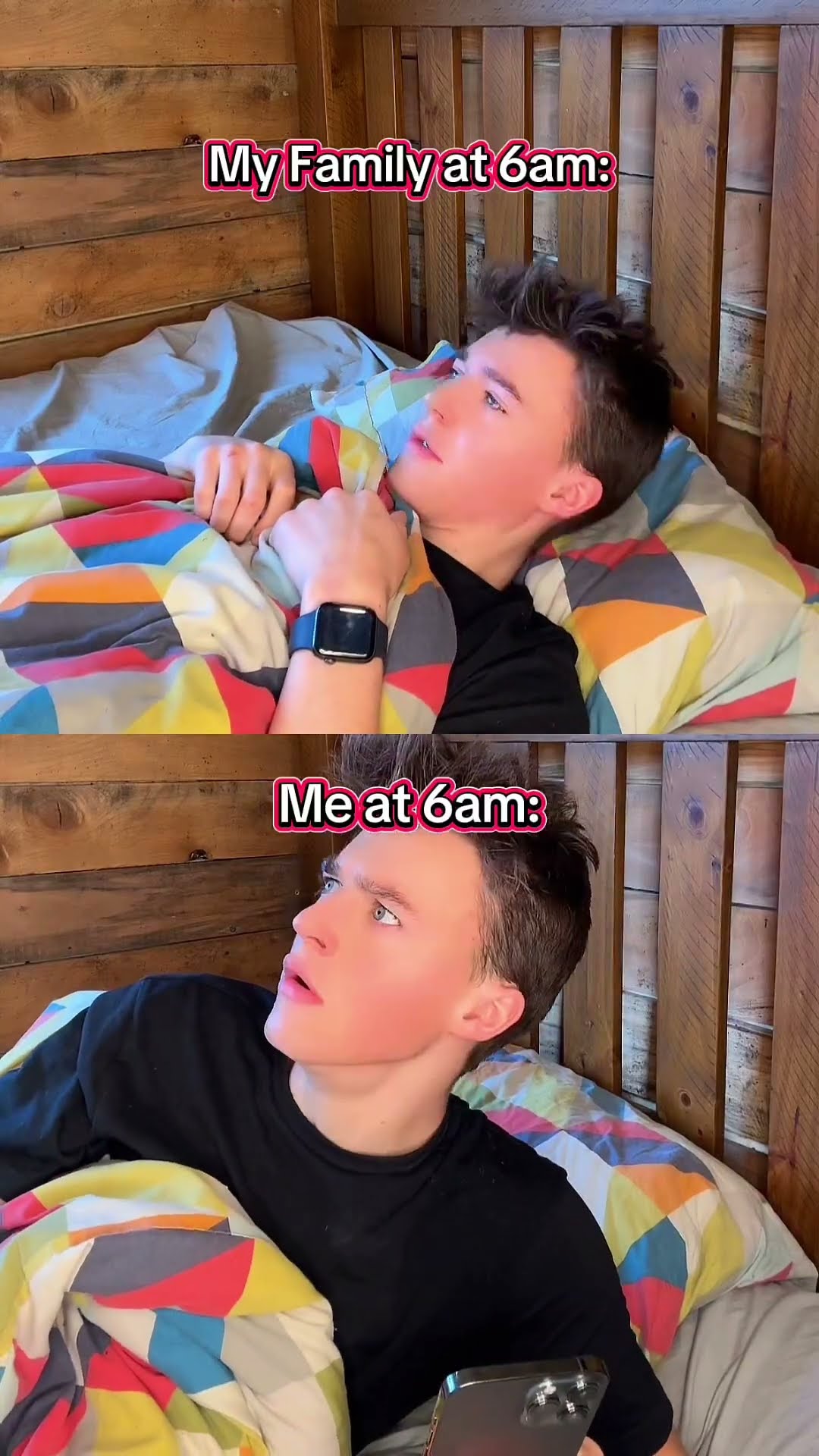 Me vs my family at 6 am ?