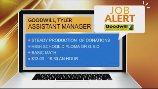 Goodwill Industries of ETX in Tyler is searching for an Assistant Manager