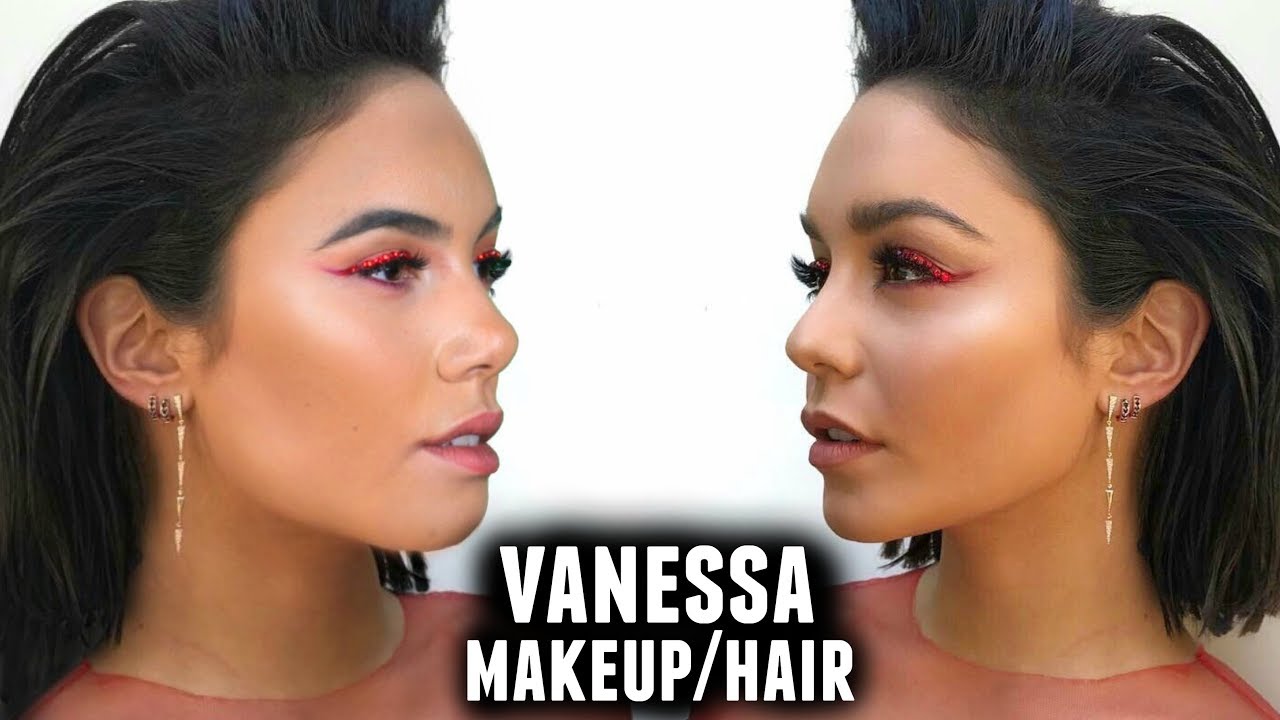 QUEEN VANESSA HUDGENS VMAs Makeup Hair Tutorial YouTube