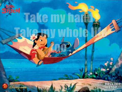 Can't Help Falling In Love . { With Lyrics On Screen }
