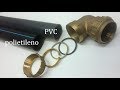 Como reparar tubería de PVC presión con agua