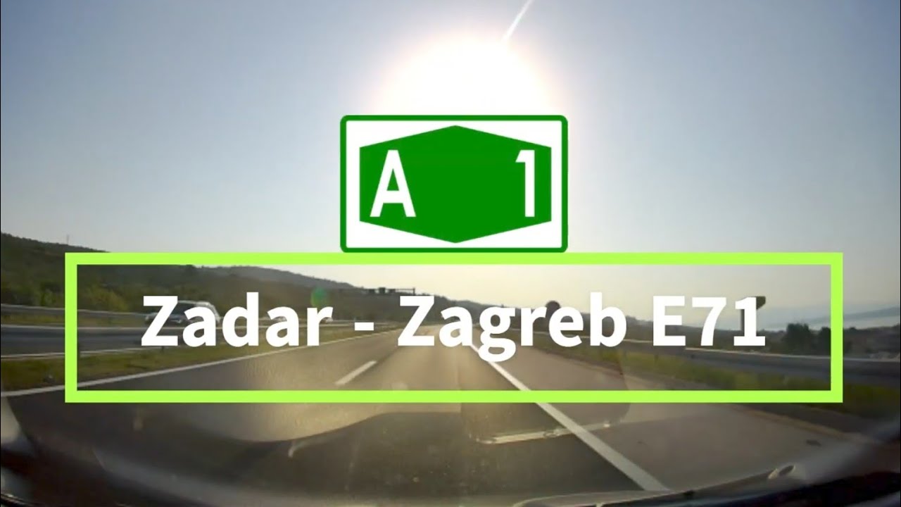 🚘🛣️🇭🇷 Croatia Road Trip : A1 E71 Zadar - Zagreb 🇭🇷🛣️🚘