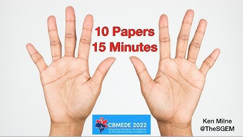 10 Recent Publications Summarized in 15 minutes