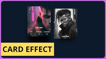 Animation Card Hover Effects | Html CSS Only
