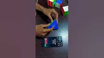 A trivial 2 seconds pyraminx solve #rubikscube #pyraminx #viral #shorts #fast