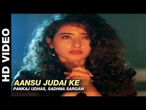 Aansu Judai Ke - Milan | Pankaj Udhas, Sadhna Sargam | Jackie Shroff & Manisha Koirala