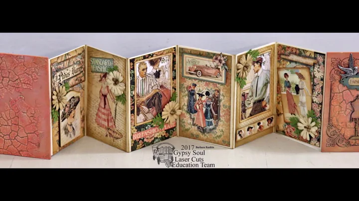 How To Make a Vintage Fashion Accordion Folded Boo...