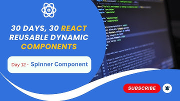 How to Create a Custom Spinner Component in React | Step-by-Step Tutorial for Beginners