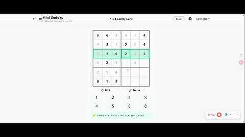 Linkedin Mini Sudoku #134 Today