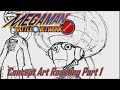 Megaman battle network concept art roast part 1