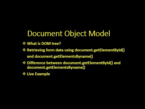 getelementsbyname  2022  #document.getElementById() and #document.getElementsByName() examples #JavaScript #DOM tutorial