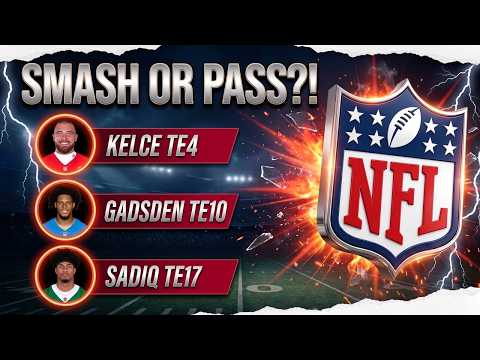 Video: Week 3 Fantasy Football Tight End Ranks and Tiers: Travis Kelce TE4? In this economy?