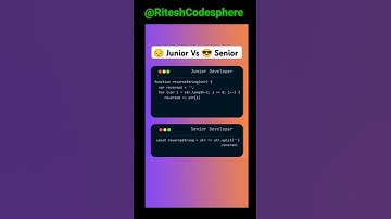 Junior Vs Senior Developer #programming #html #javascript #webdevelopment #html5 #webdesign  #css3