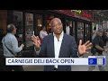 Carnegie Deli returns to NYC with giant sandwiches and star-studded wall