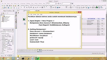Tutorial Delphi 7 - Cara Setting Fast Report