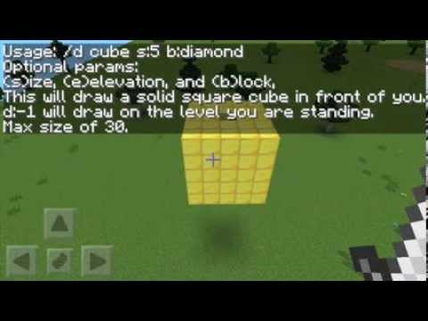 drawStuff Pocketmine plugin video tutorial part 1