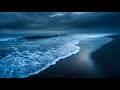 🔴 Soothing Ocean Sounds at Night | Dark Calm Waves for Deep Relaxation & Rest