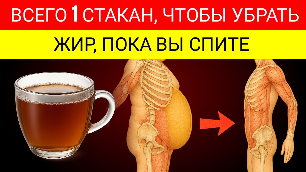 Забудьте Зеленый Чай: Пейте Это Чтобы Сжигать Жир На Животе Во Время Сна