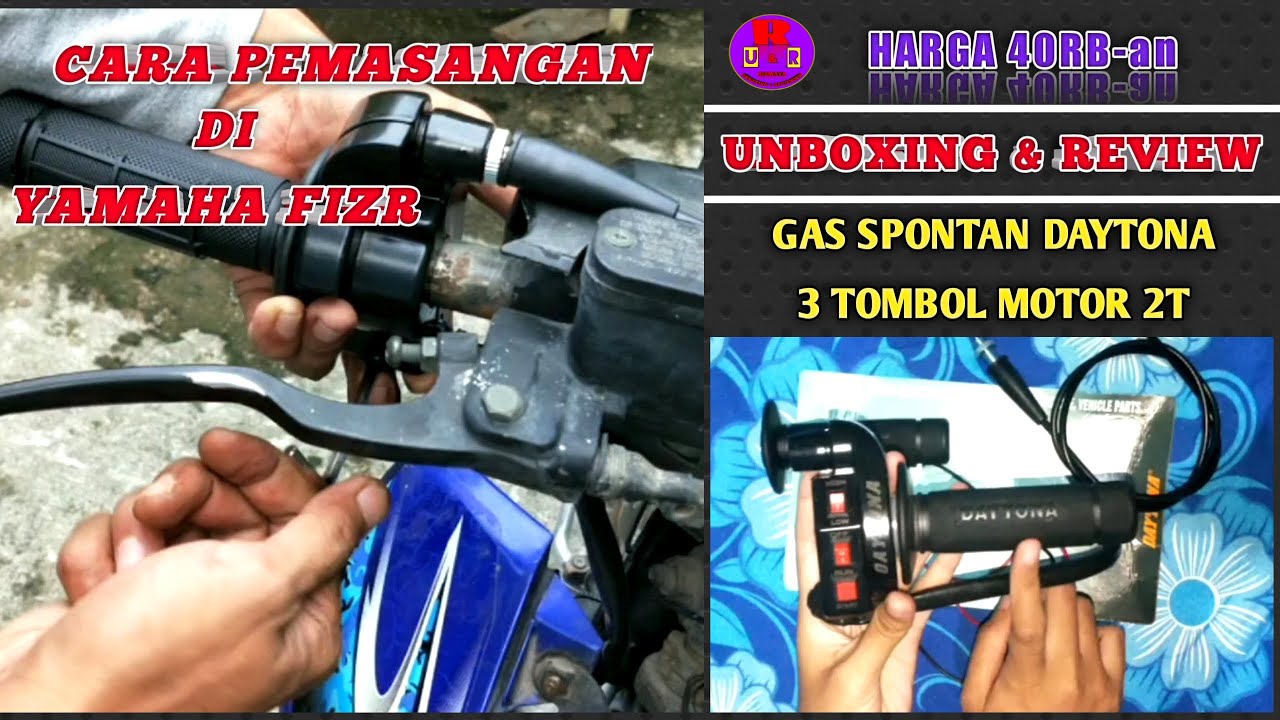 GAS SPONTAN DAYTONA 3 TOMBOL (UNBOXING, REVIEW & TUTORIAL)