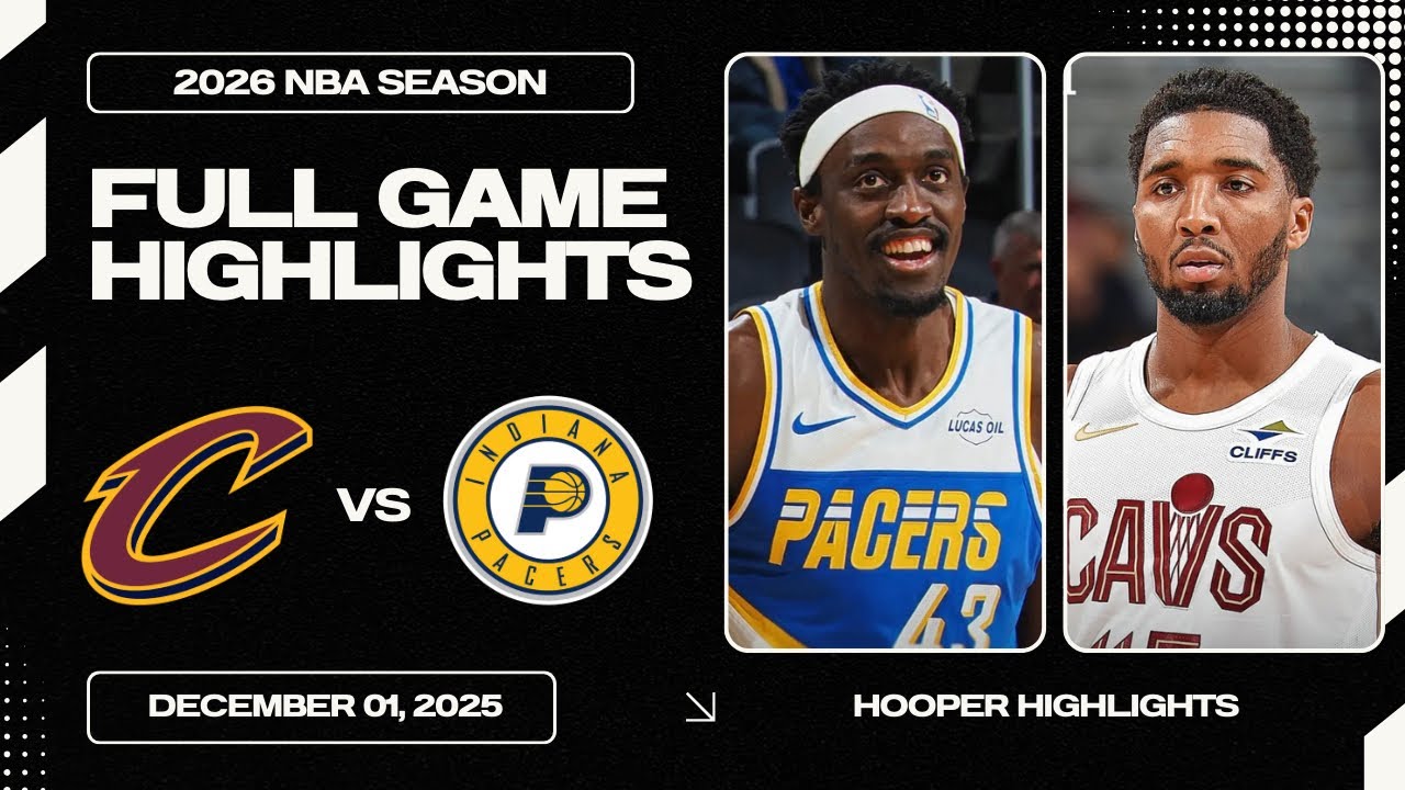 Cleveland Cavaliers Vs Indiana Pacers Full Game Highlights Dec 1 