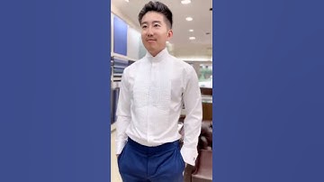 How to wear a tux shirt ⁉️🔥😎 #somethingbeautiful ✨