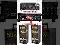 ahuja SSA 250 watt amplifier par Kitna lode de sakte hai