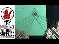 TRY BOBBIN LACE WITHOUT SUPPLIES/STITCHES TUTORIAL Video #220