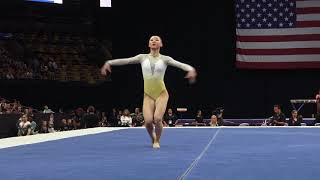 Kara Eaker Floor Exercise 2018 U.s. Gymnastics Championships Senior Women Day 2